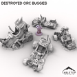 Tabletop Terrain Vehicle Destroyed Orc Buggies