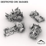 Tabletop Terrain Vehicle Destroyed Orc Buggies