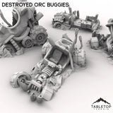 Tabletop Terrain Vehicle Destroyed Orc Buggies