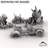 Tabletop Terrain Vehicle Destroyed Orc Buggies