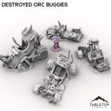 Tabletop Terrain Vehicle Destroyed Orc Buggies