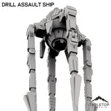 Tabletop Terrain Vehicle Drill Assault Ship - To'ka Station