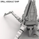 Tabletop Terrain Vehicle Drill Assault Ship - To'ka Station
