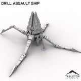 Tabletop Terrain Vehicle Drill Assault Ship - To'ka Station