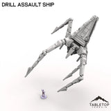 Tabletop Terrain Vehicle Drill Assault Ship - To'ka Station