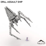 Tabletop Terrain Vehicle Drill Assault Ship - To'ka Station