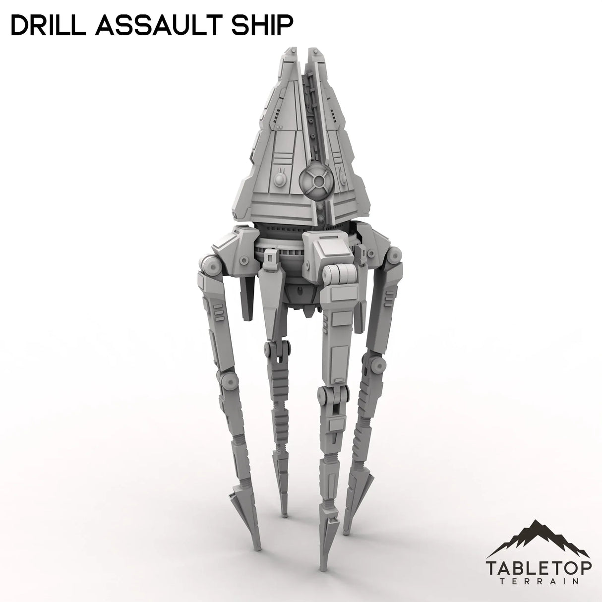 Tabletop Terrain Vehicle Drill Assault Ship - To'ka Station