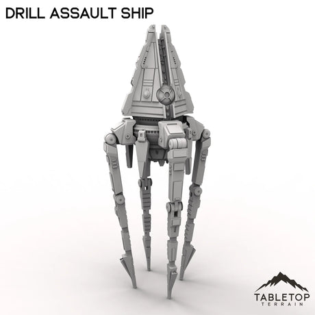 Tabletop Terrain Vehicle Drill Assault Ship - To'ka Station
