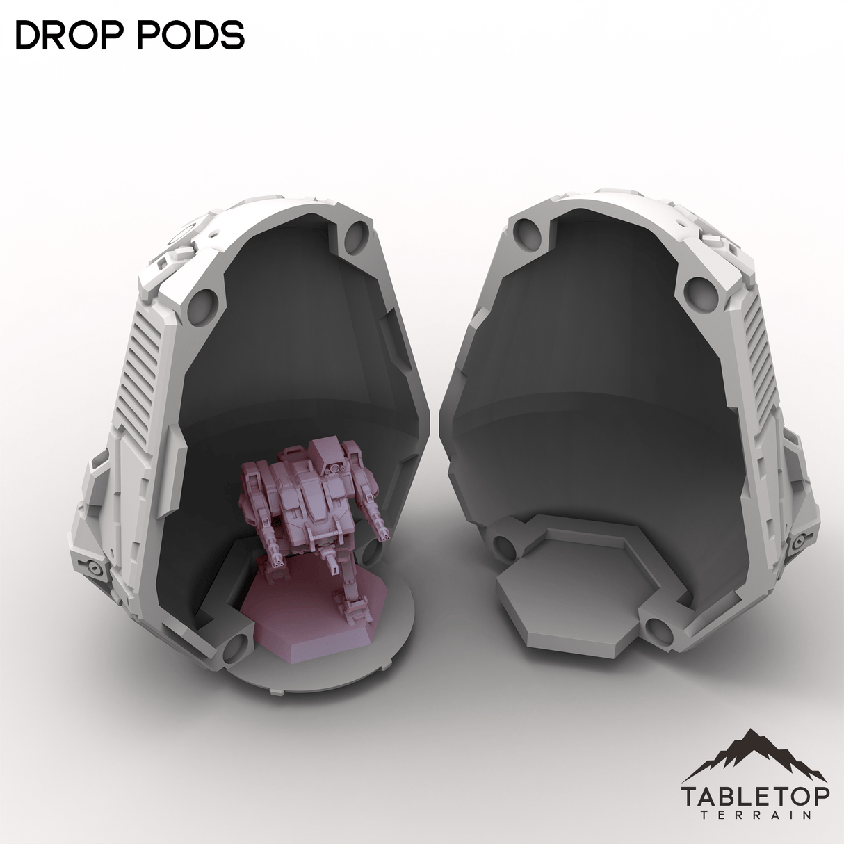 Tabletop Terrain Vehicle Drop Pods