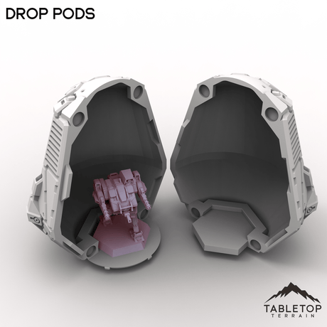 Tabletop Terrain Vehicle Drop Pods