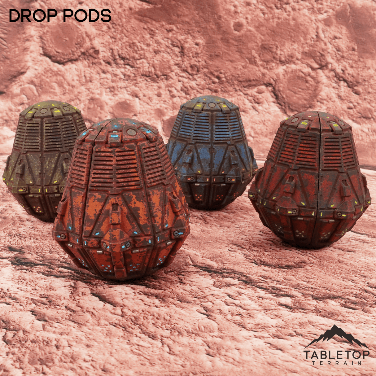 Tabletop Terrain Vehicle Drop Pods