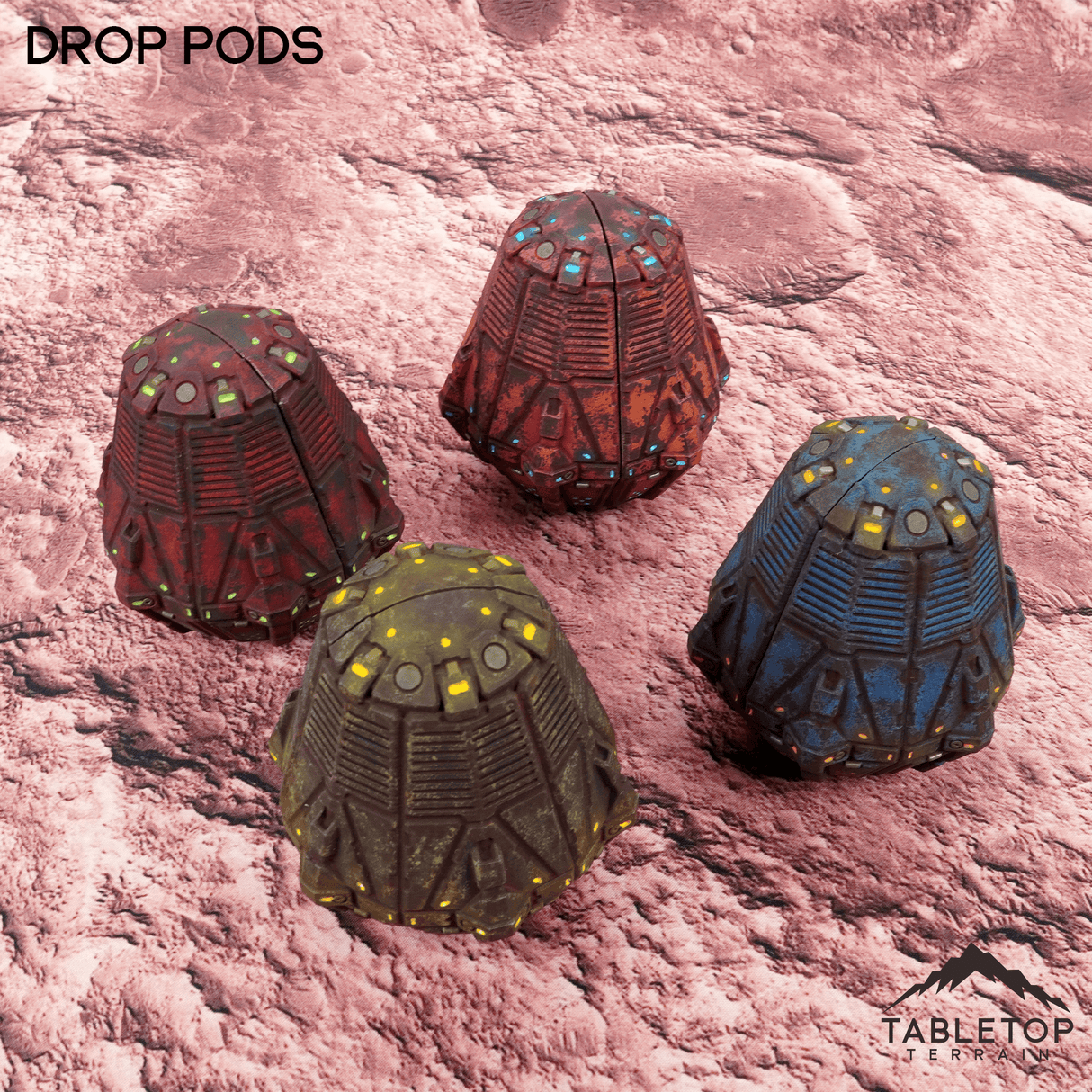 Tabletop Terrain Vehicle Drop Pods
