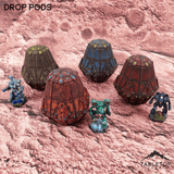 Tabletop Terrain Vehicle Drop Pods