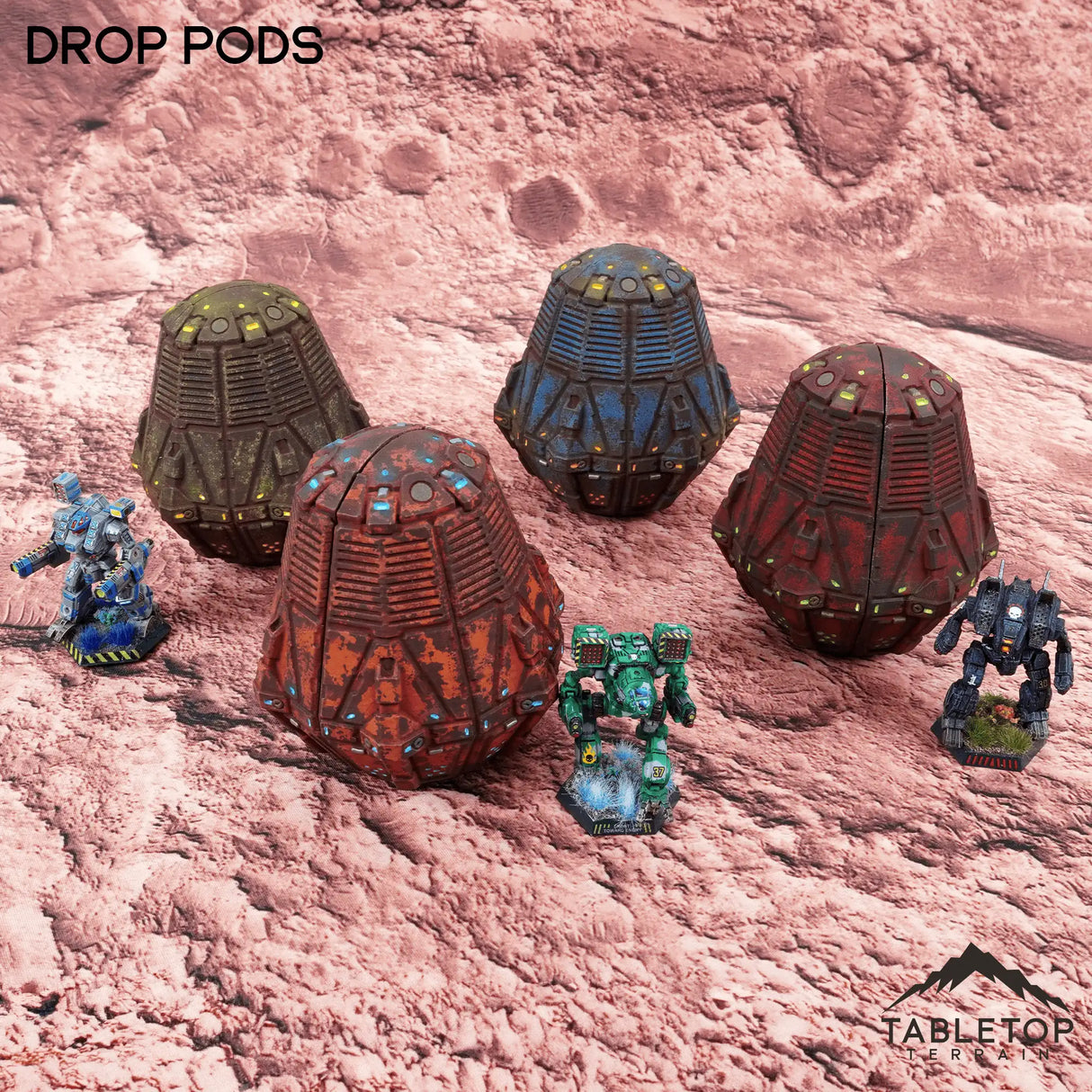 Tabletop Terrain Vehicle Drop Pods