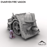 Tabletop Terrain Vehicle Dwarven Fire Wagon