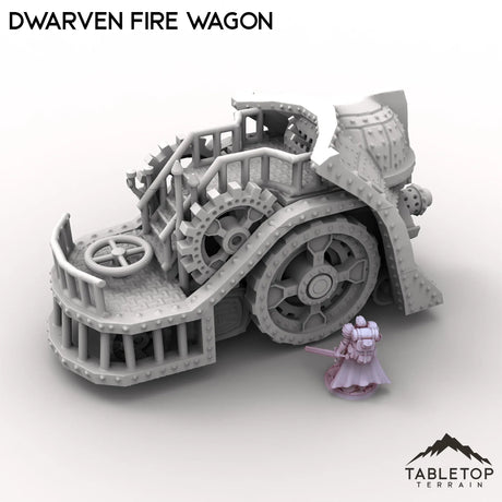 Tabletop Terrain Vehicle Dwarven Fire Wagon