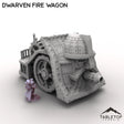 Tabletop Terrain Vehicle Dwarven Fire Wagon