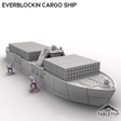 Tabletop Terrain Vehicle Everblockin Cargo Ship