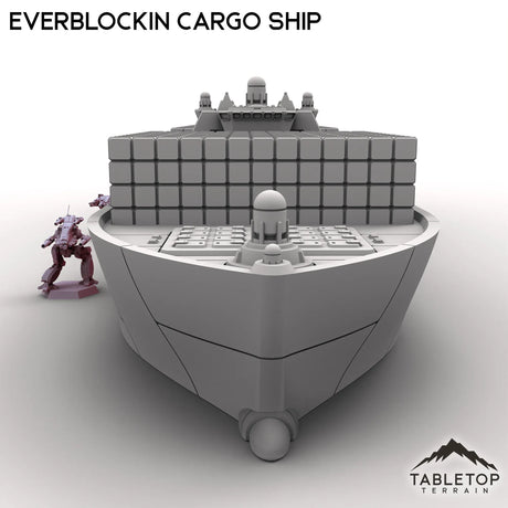 Tabletop Terrain Vehicle Everblockin Cargo Ship