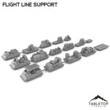 Tabletop Terrain Vehicle Flight Line Support Cargo Trolleys
