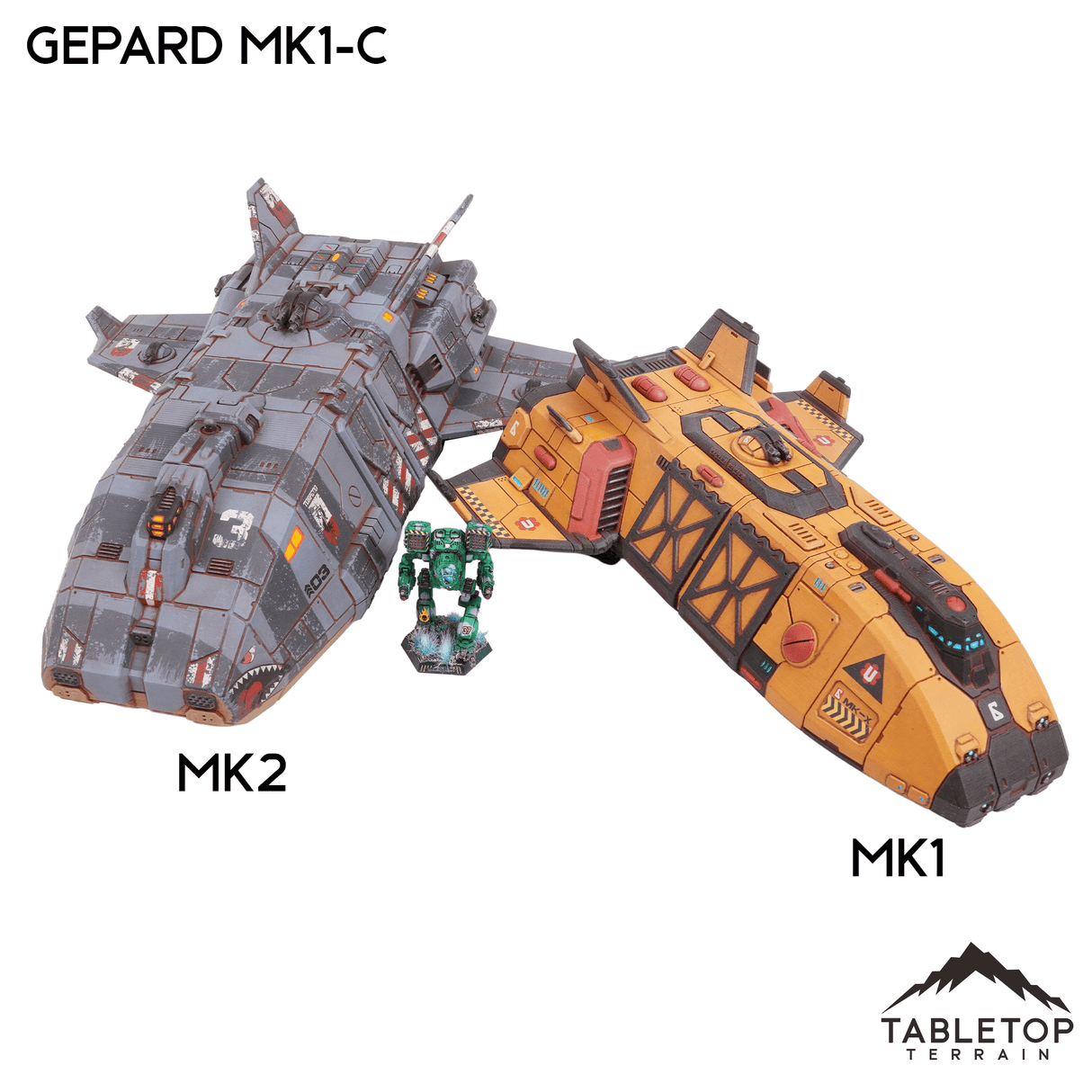 Tabletop Terrain Vehicle Gepard Dropship Mk1-C