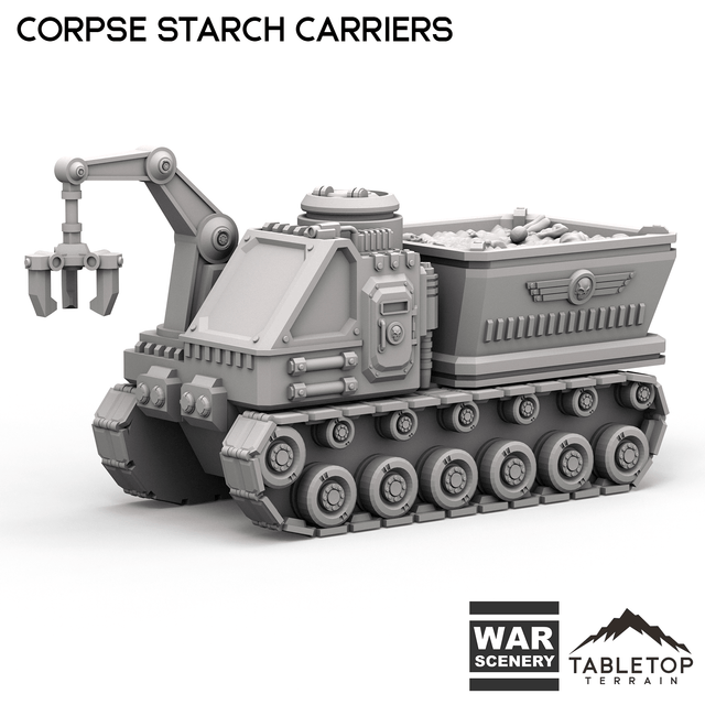 Tabletop Terrain Vehicle Grimdark Corpse Starch Carriers