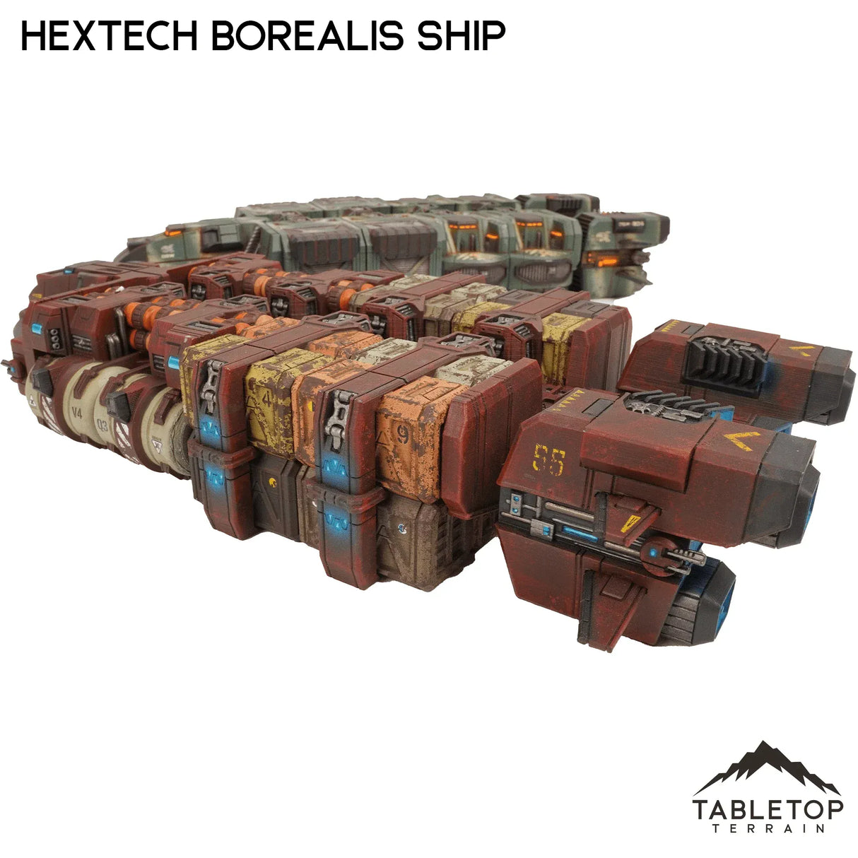 Tabletop Terrain Vehicle HEXTECH Borealis Ship- 6mm