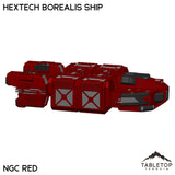 Tabletop Terrain Vehicle HEXTECH Borealis Ship- 6mm
