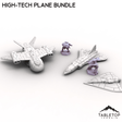 Tabletop Terrain Vehicle High-Tech Plane Bundle