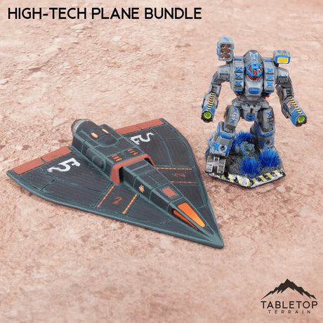 Tabletop Terrain Vehicle High-Tech Plane Bundle