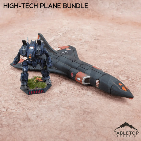 Tabletop Terrain Vehicle High-Tech Plane Bundle