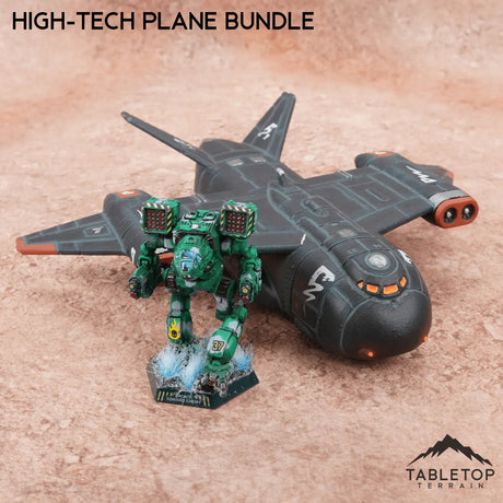 Tabletop Terrain Vehicle High-Tech Plane Bundle