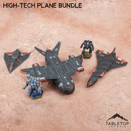 Tabletop Terrain Vehicle High-Tech Plane Bundle
