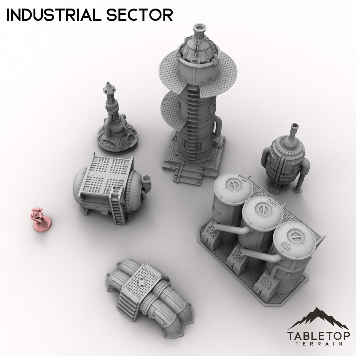 Tabletop Terrain Vehicle Industrial Sector