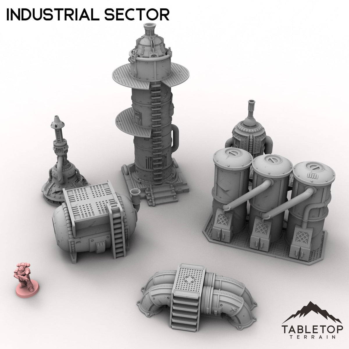 Tabletop Terrain Vehicle Industrial Sector