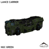 Tabletop Terrain Vehicle Lance Carrier / NextGen Color- Green Lance Carriers