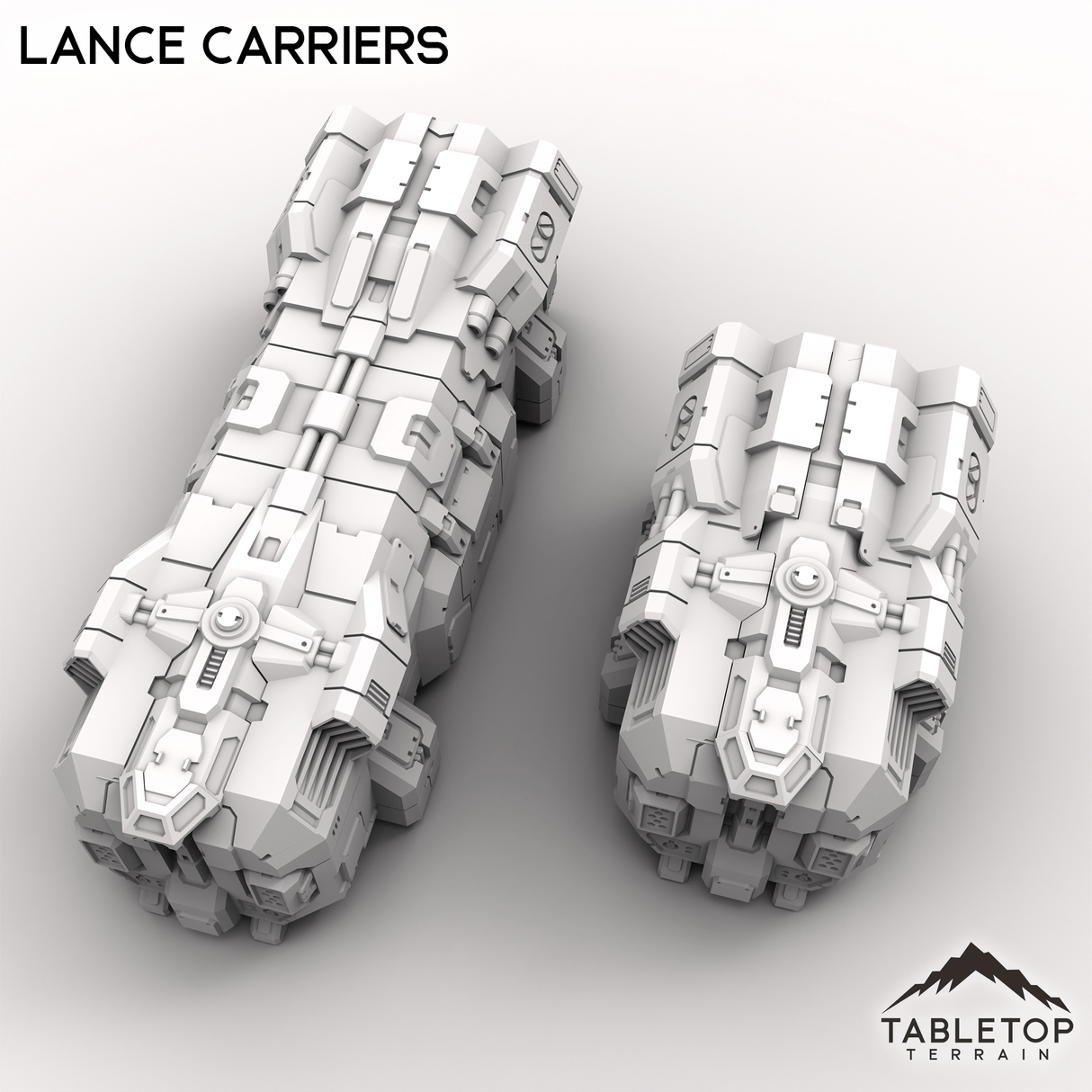 Tabletop Terrain Vehicle Lance Carriers