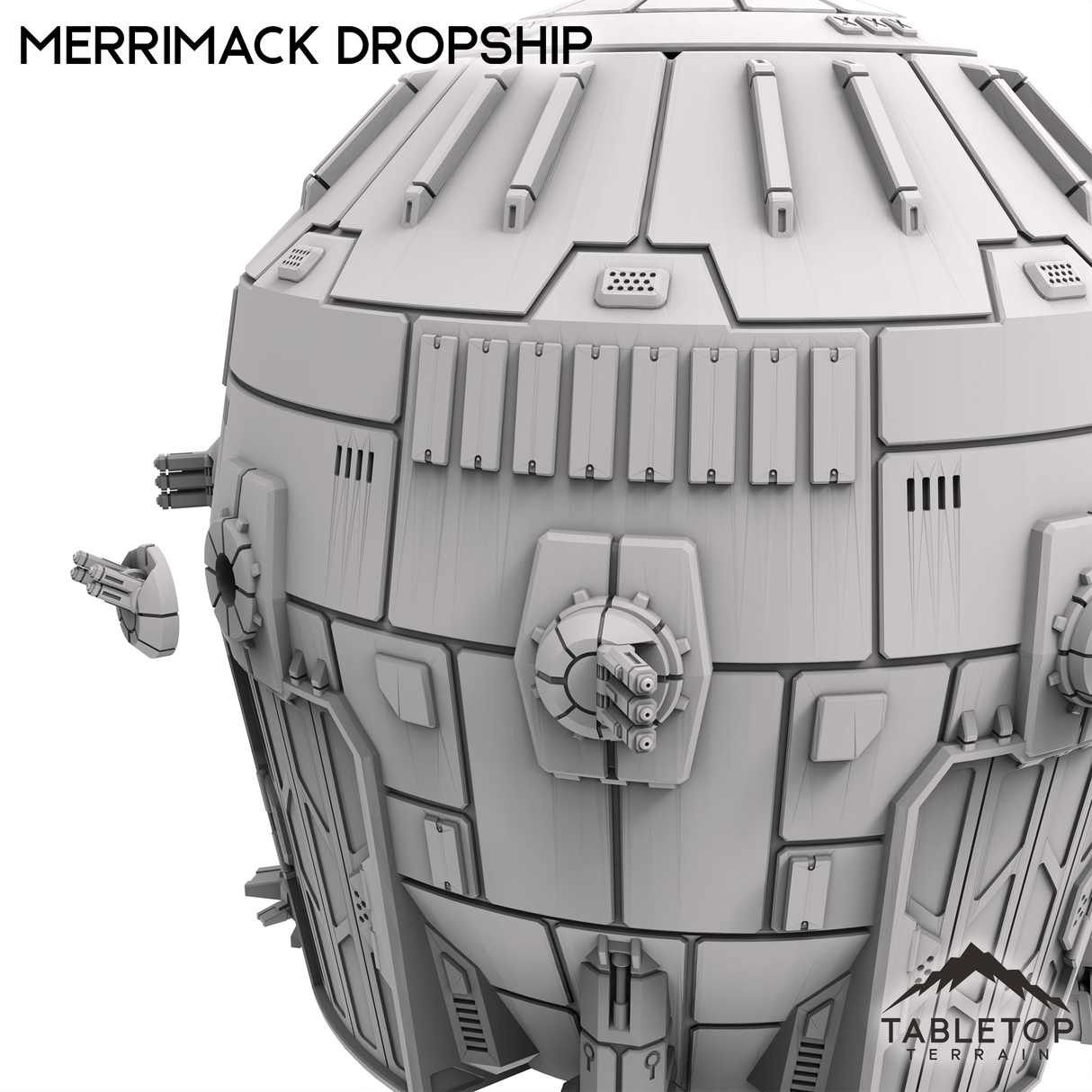 Tabletop Terrain Vehicle Merrimack Dropship