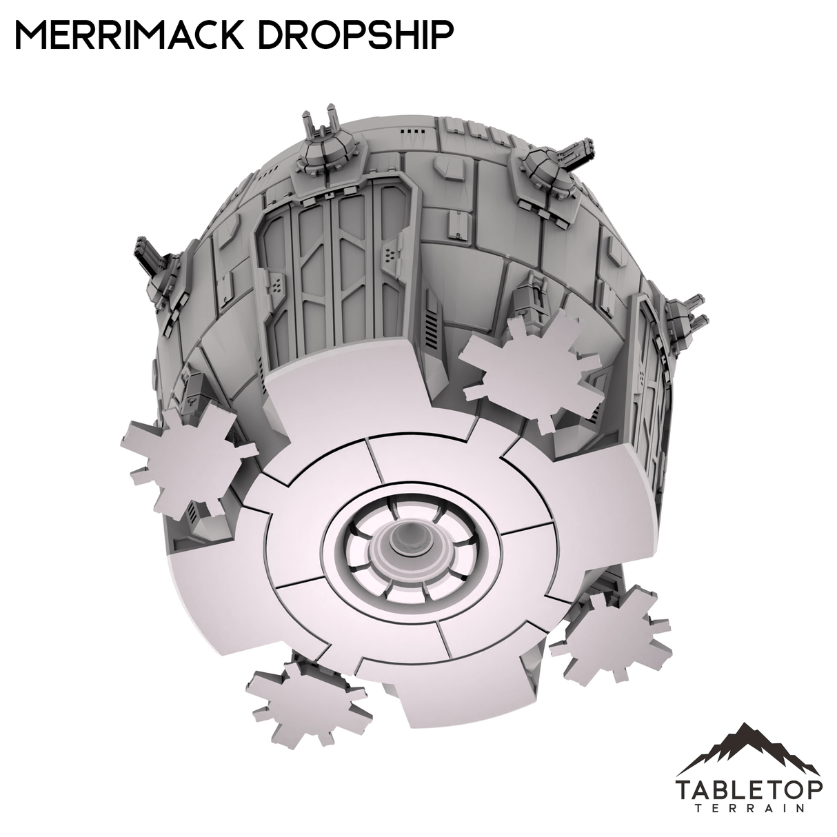 Tabletop Terrain Vehicle Merrimack Dropship