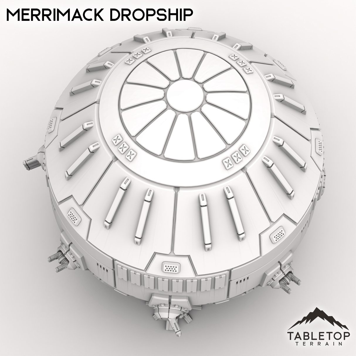 Tabletop Terrain Vehicle Merrimack Dropship