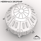 Tabletop Terrain Vehicle Merrimack Dropship