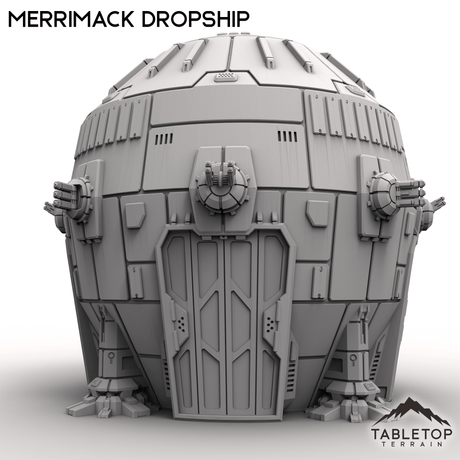Tabletop Terrain Vehicle Merrimack Dropship