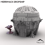 Tabletop Terrain Vehicle Merrimack Dropship