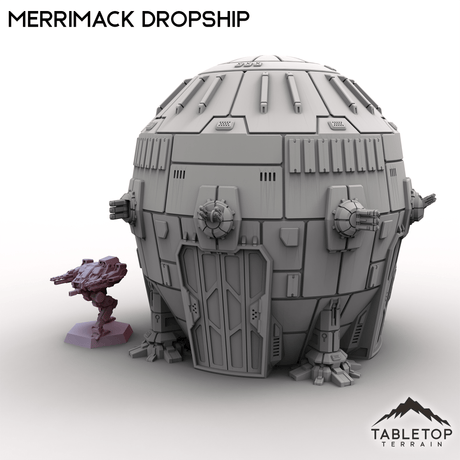 Tabletop Terrain Vehicle Merrimack Dropship