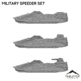 Tabletop Terrain Vehicle Military Speeder Set