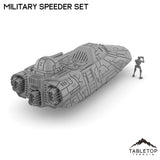 Tabletop Terrain Vehicle Military Speeder Set