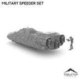 Tabletop Terrain Vehicle Military Speeder Set