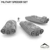 Tabletop Terrain Vehicle Military Speeder Set