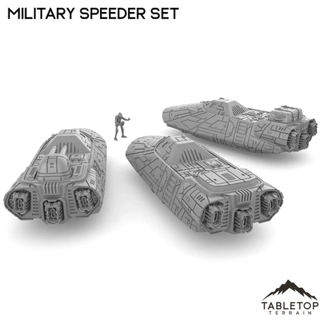 Tabletop Terrain Vehicle Military Speeder Set