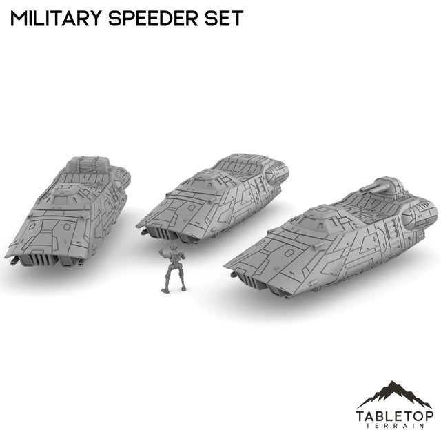 Tabletop Terrain Vehicle Military Speeder Set